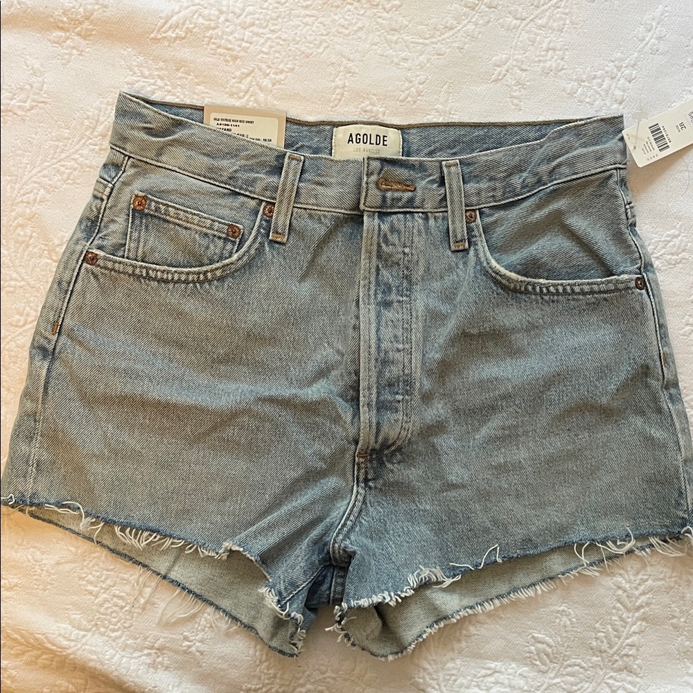 Agolde Mila Vintage High Rise Short 28 NWT